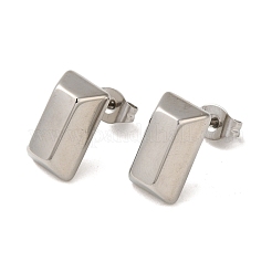 Boucle d'oreille à tige en acier inoxydable 304 anti-ternissement&nbsp;EJEW-C099-06P