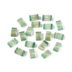 Perline di vetro trasparente a 2 foro&nbsp;LS-SEED-S023-30B-22