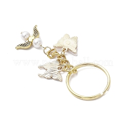 2 porte-clés papillon en alliage acrylique&nbsp;KEYC-JKC01251