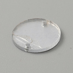 Flacher runder Acrylspiegel zum Aufnähen von Strassen&nbsp;FIND-WH0155-028B