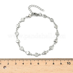 Bracelets à maillons en acier inoxydable 304&nbsp;BJEW-Z132-01P