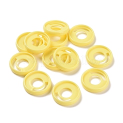 Dischi raccoglitori tondi ad anelli a foglia sciolta in resina&nbsp;FIND-WH0143-02D
