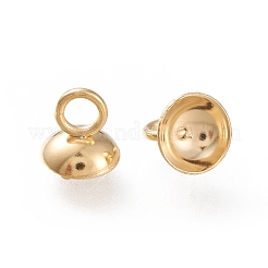Pendentifs à capuchon de perle en acier inoxydable 201&nbsp;STAS-K194-03G-03