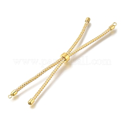 Fabrication de bracelet coulissant en cordon de coton tressé&nbsp;MAK-R001-01G-17