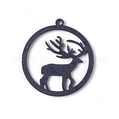 Pendentifs en acrylique à dos ouvert&nbsp;KY-WH0019-15