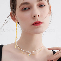 24 pz 4 colori pendenti in ottone con zirconia cubica&nbsp;KK-BC0013-59