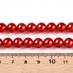 Abalorios de perla de vidrio&nbsp;HY-G002-01D-07