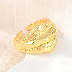 Anillos abiertos de puño de latón&nbsp;KK-CBA5A76-06G-03