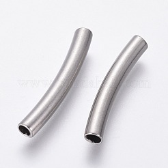 Perline tubolari curve in acciaio inossidabile 304 anti-ossidazione&nbsp;STAS-F230-20P