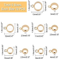 50 pz. 5 ganci per tubi in acciaio inossidabile stile 201&nbsp;STAS-UN0036-98