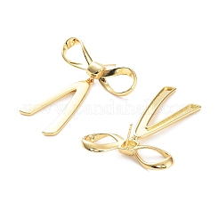 Orecchini a bottone in ottone con placcatura a cremagliera bowknot da donna&nbsp;KK-Z038-23G
