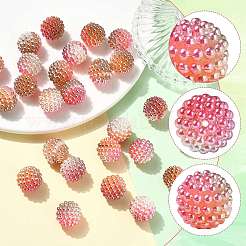 40pcs perles acryliques imitation perle&nbsp;OACR-FS0002-89A-19