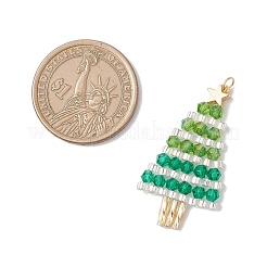 Weihnachtsbaum aus Glasperlen mit Sternanhängern&nbsp;PALLOY-MZ00858