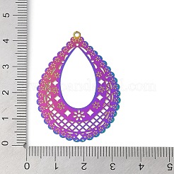 201 pendenti con decorazioni in metallo inciso in acciaio inossidabile&nbsp;STAS-Z079-02RC