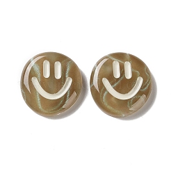 Cabochons en résine émaillée&nbsp;CRES-S371-01