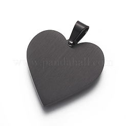 Pendentifs vierges estampés en acier inoxydable 304&nbsp;STAS-F213-02B