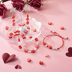 Valentinstag Thema handgefertigte Fimo-Perlen&nbsp;FIND-CW0001-25