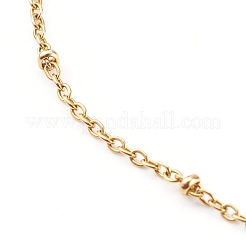 Catene cavigliere in acciaio inox 304 placcatura sotto vuoto pvd&nbsp;AJEW-AN00400