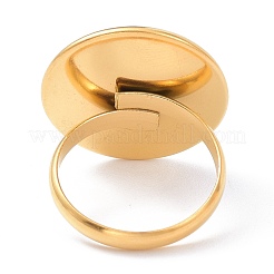 Ionenplattierung (IP) 304 Edelstahl-Fingerringkomponenten&nbsp;STAS-P291-02F-G