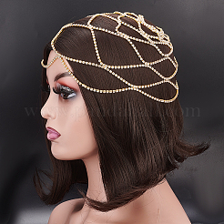 Copricapo in maglia di strass&nbsp;AJEW-WH0413-82A