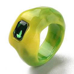 Harz-Fingerringe&nbsp;X-RJEW-Z007-05B
