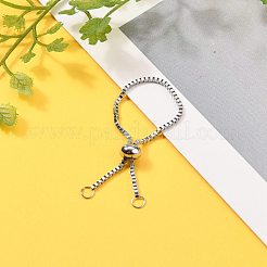 Anello scorrevole a catena in acciaio inossidabile chirurgico 316 regolabile e resistente all'ossidazione&nbsp;AJEW-JB00775-01
