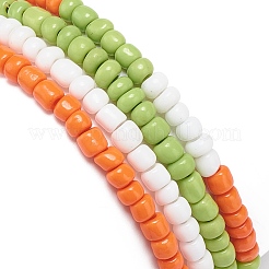 Set di braccialetti elastici con perline di vetro da 4 pz 4 colori per donna&nbsp;BJEW-JB08805