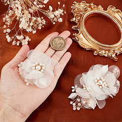 1 Set Haarspangen aus Legierung für Hochzeiten und Brautjungfern&nbsp;OHAR-GA0001-05