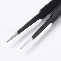 Pinzette per perline in acciaio inossidabile 201 verniciate a spruzzo&nbsp;TOOL-G021-06