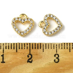 Ciondoli in ottone con micro pavé di zirconi per San Valentino&nbsp;FIND-Z035-06G