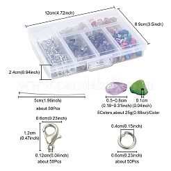 Kit de fabrication de porte-clés de pierres précieuses bricolage&nbsp;DIY-YW0007-33