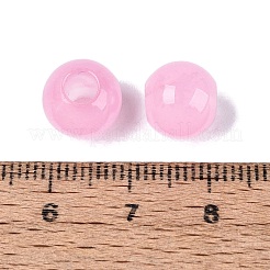 Cuentas de jade blanco natural europeo&nbsp;G-Q607-01A-16
