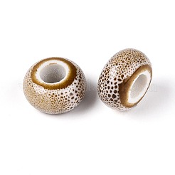 Abalorios de porcelana hechas a mano&nbsp;PORC-S498-05W