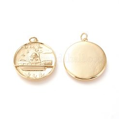 Messing Anhänger & Charms&nbsp;KK-L006-021G