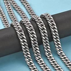 Anlaufgeschützte Doppelgliederketten aus Edelstahl 201&nbsp;CHS-A003E-3.0mm