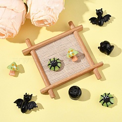 8 ensemble de 4 perles artisanales en verre sur le thème d'Halloween&nbsp;LAMP-YW0001-64