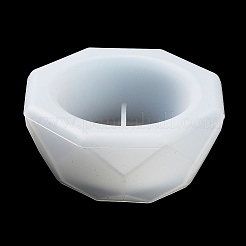 Moldes de copa de vela de silicona diy octágono facetado&nbsp;DIY-P078-07