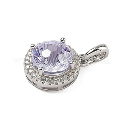 925 Sterling Silber Pavé-Anhänger mit Zirkonia&nbsp;STER-B009-01B-05