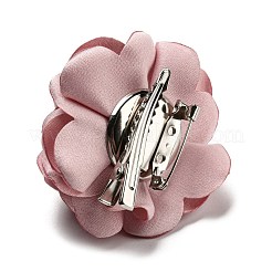 Broche fleur rose en tissu pour femme&nbsp;JEWB-B011-01A