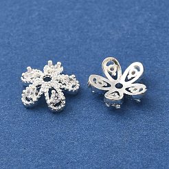 Blume Rack-Beschichtung Messing Micro pave Zirkonia Perlen&nbsp;KK-S399-01B