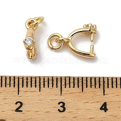Messing micro pave zirkonia tasse perle peg kautionen pin anhänger&nbsp;KK-S397-06C