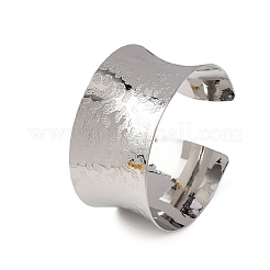 Brazaletes de latón martillado para mujer&nbsp;BJEW-A163-04B-P
