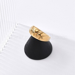 Fingerring aus 304 Edelstahl für Unisex&nbsp;RJEW-Z076-09G-04