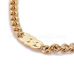 Ionenplattierung (IP) 304 Edelstahl Figaro Ketten Armbänder&nbsp;BJEW-JB06268