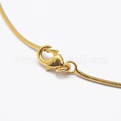 Fabrication de collier manuel en laiton de placage &nbsp;CHC-E012-02G-FF