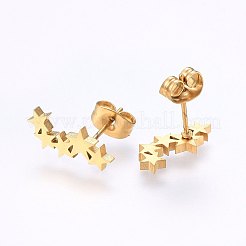 304 Edelstahl Schmucksets&nbsp;SJEW-O090-16G