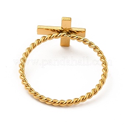 Siegelring aus Edelstahl 304&nbsp;RJEW-P036-01G-A