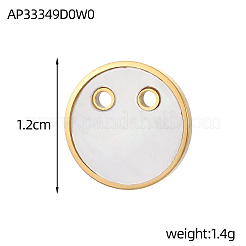 Connettori a maglie piatte e rotonde in acciaio inossidabile 304&nbsp;STAS-OY004-59G