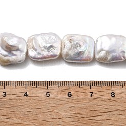 Cuentas de perlas de keshi barroco natural&nbsp;PEAR-P064-01A-02A