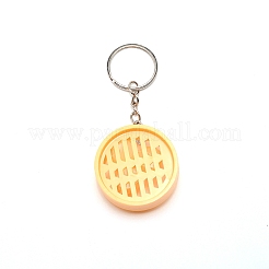 Portachiavi in plastica&nbsp;LS-KEYC-WH0026-04